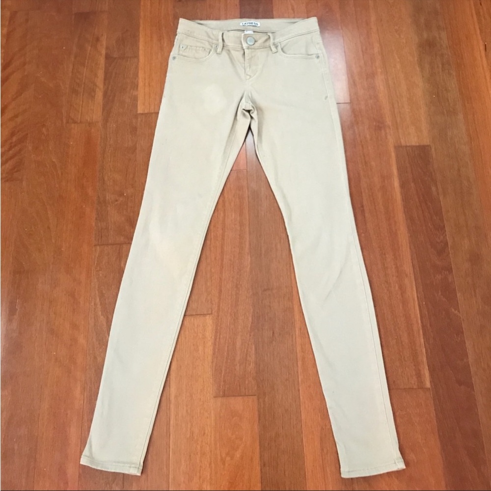 2 Pairs of Express Skinny Leg Khakis Pants Bundle